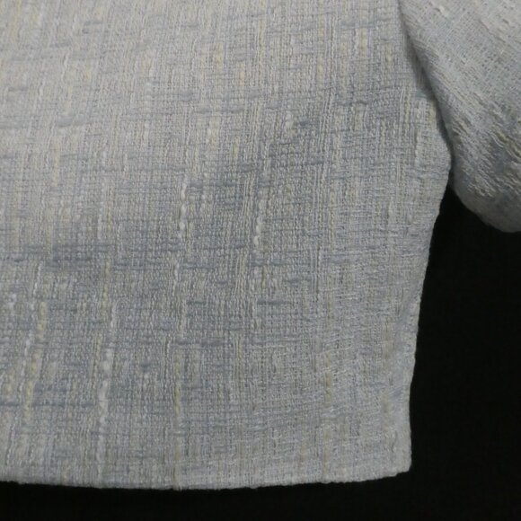 Unbranded | P2P 16.5 inches measured | Chic Cropped Short Sleeve Jacket / Blazer - Picture 15 of 15